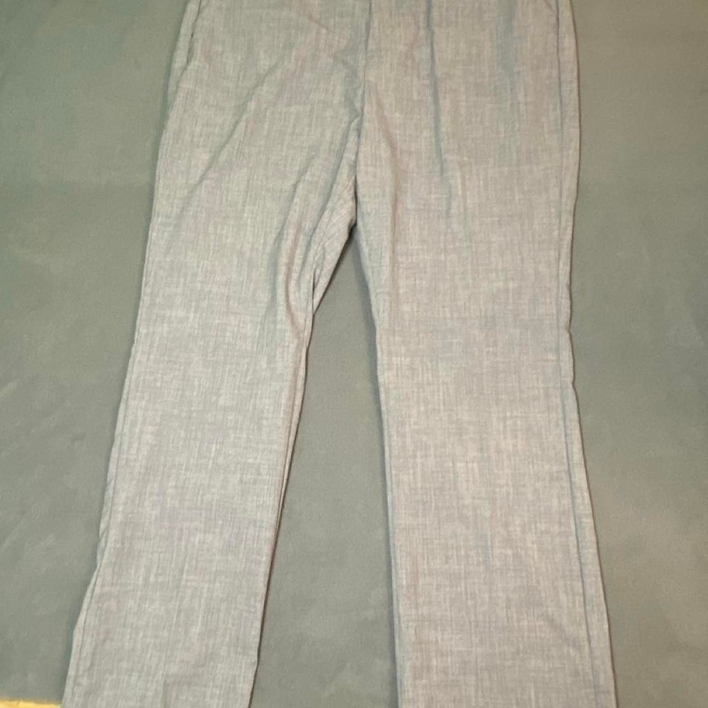 Nine West Women's size 16 Bootcut Heather Gray mid rise slacks pants - Picture 1 of 8